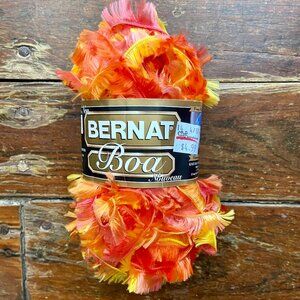 1 Skein Bernat BOA Eyelash Yarn 50g #81605 TWEETY BIRD Taiwan Lot 101988